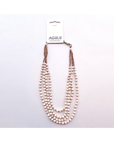 Agulu kaulakoru, white