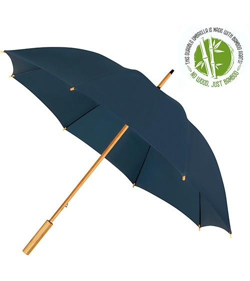 ECO Bamboo sateenvarjo Navy Blue  - 1