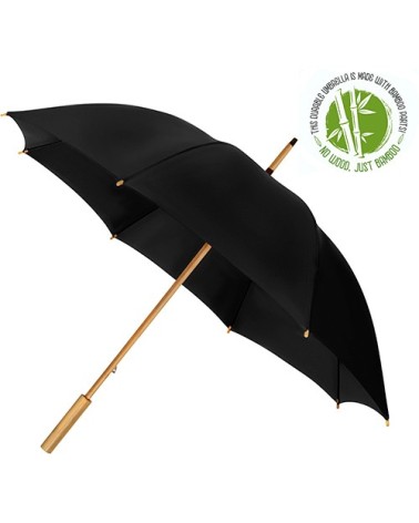 ECO Bamboo sateenvarjo Black  - 1