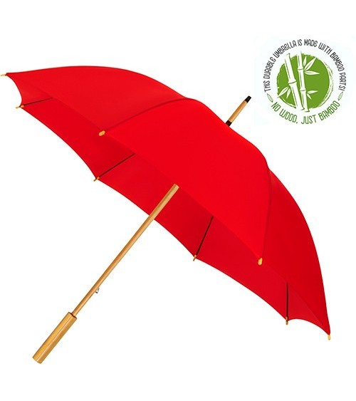 ECO Bamboo sateenvarjo Red  - 1