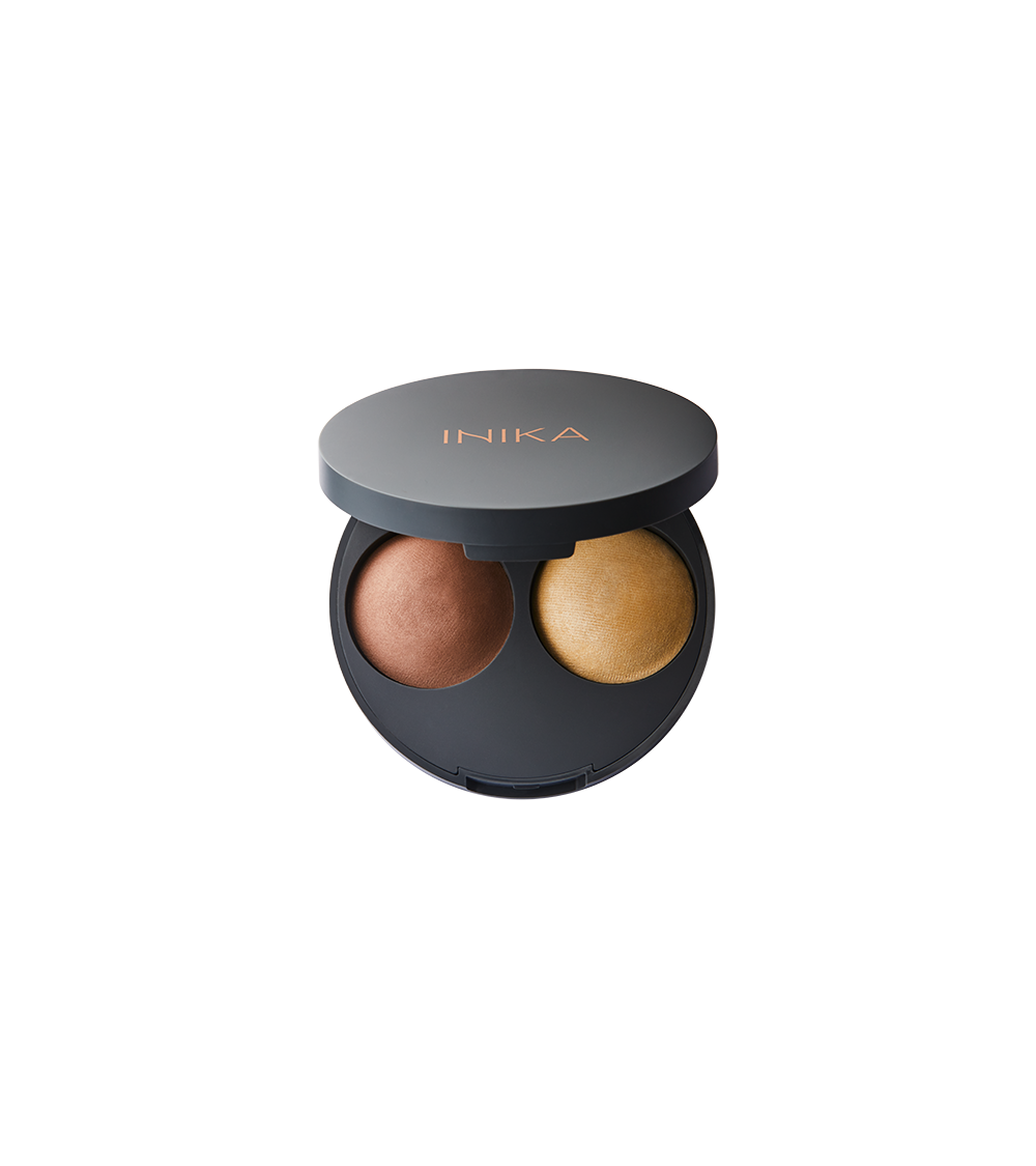 Baked Contour Duo Teak, INIKA Organic