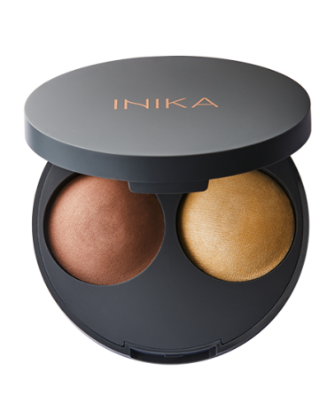 Baked Contour Duo Teak, INIKA Organic