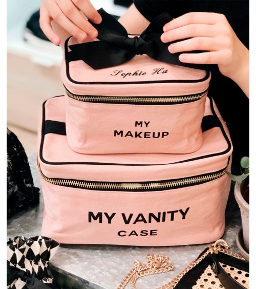 My Vanity Case, vaaleanpunainen kosmetiikkalaukku