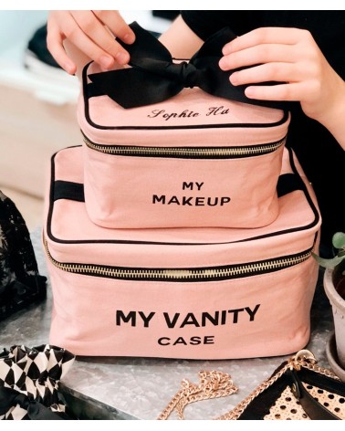 My Vanity Case, vaaleanpunainen kosmetiikkalaukku