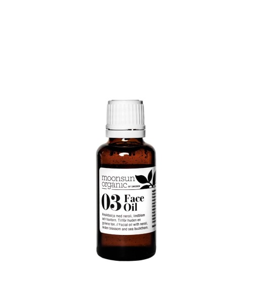 Face Oil, Moonsun Organic of Sweden