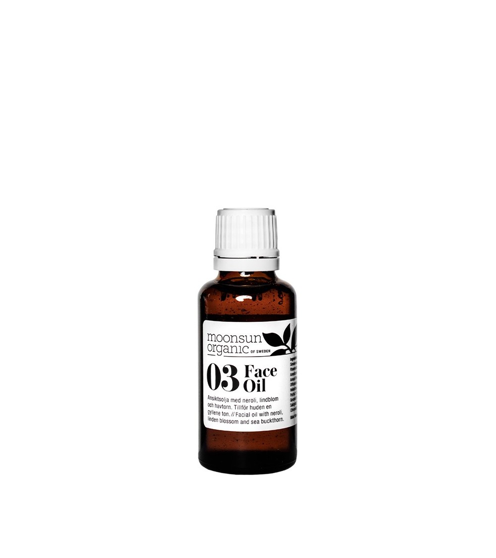 Face Oil, Moonsun Organic of Sweden