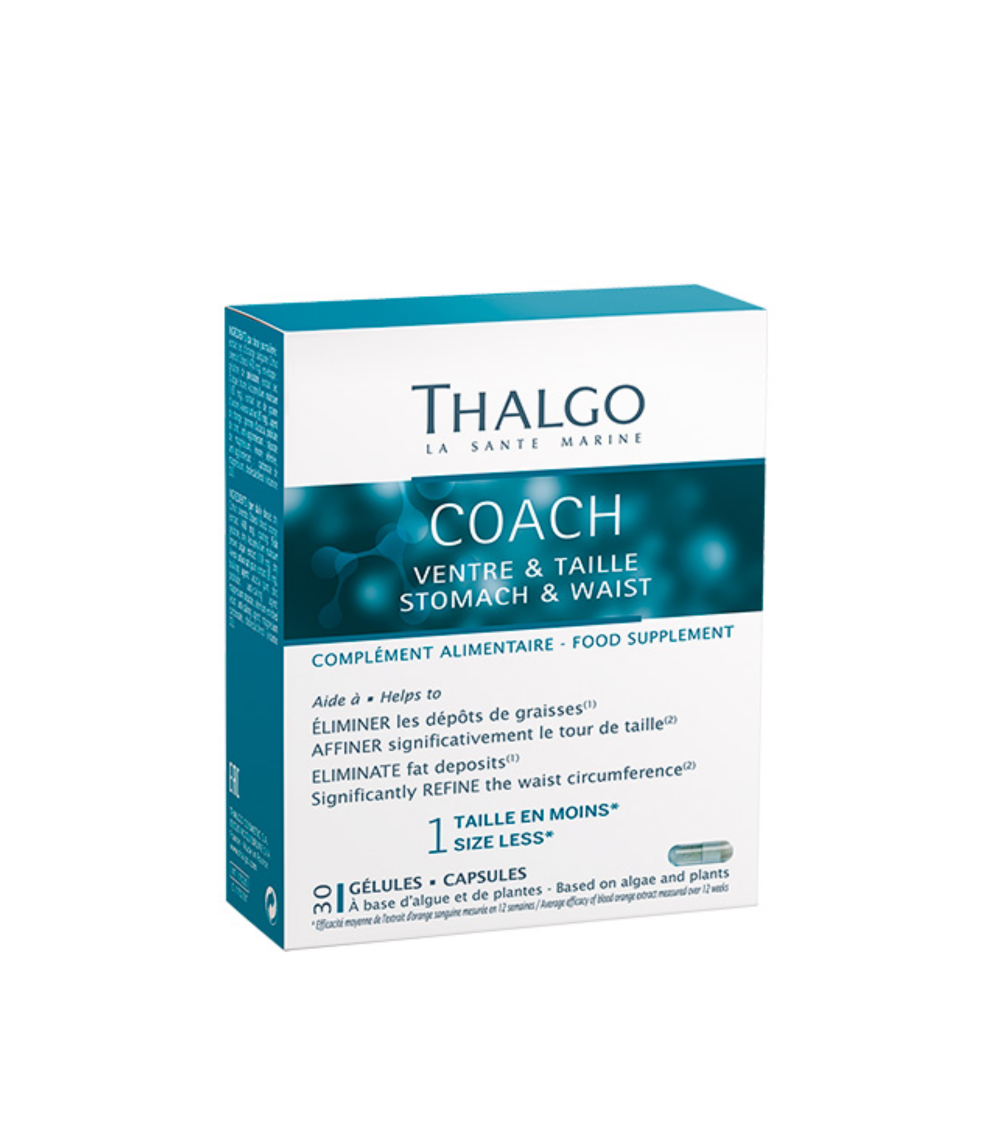 Coach Stomach & Waist ravintolisä vatsan kiinteyttämiseen, Thalgo