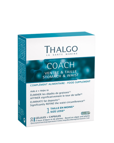 Coach Stomach & Waist ravintolisä vatsan kiinteyttämiseen, Thalgo