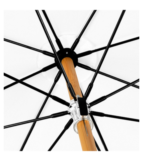 ECO Bamboo sateenvarjo White