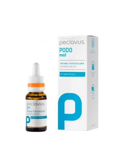 AntiBAC Hopeauute, AntiBAC Tinktur Silber, Peclavus PODO med
