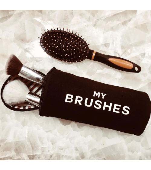 My Brushes säilytyskotelo meikkisiveltimille tai hiusharjoille