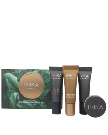 Foundation Trial Set testipakkaus, Very Light, Inika Organic