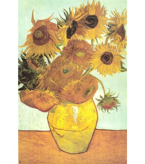 Kangaskassi Auringonkukat, Vincent van Gogh