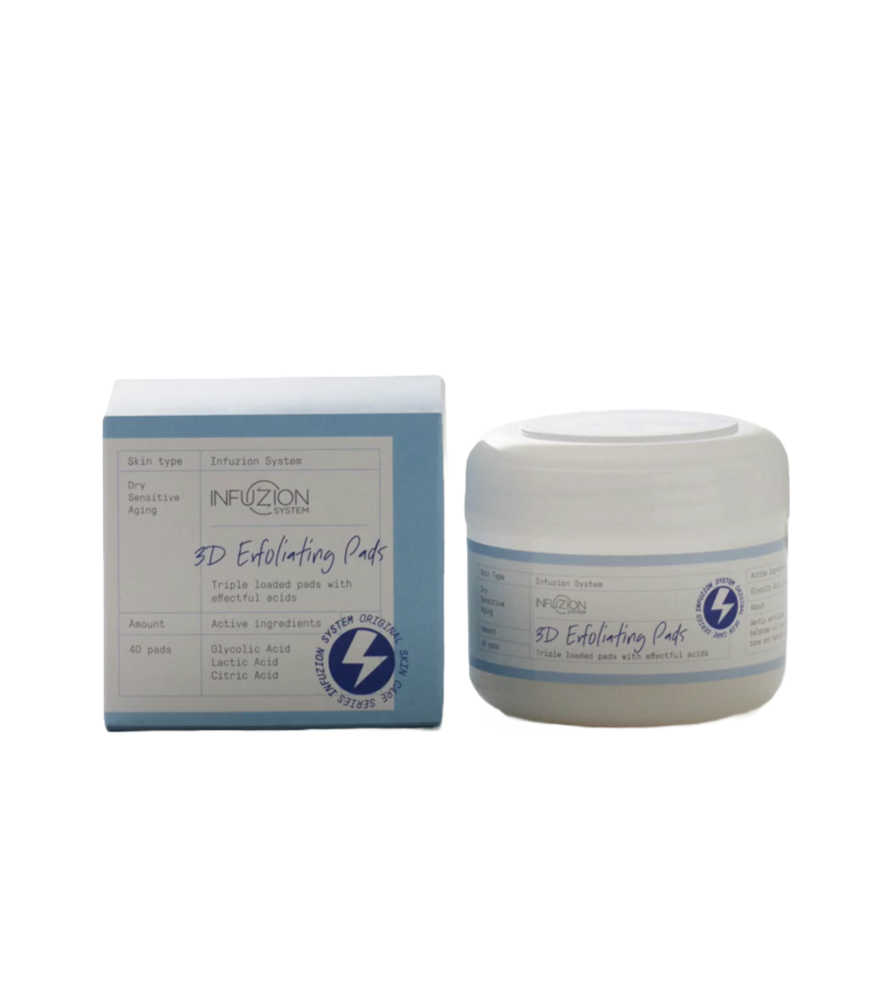 INFUZION 3D Exfoliating Pads