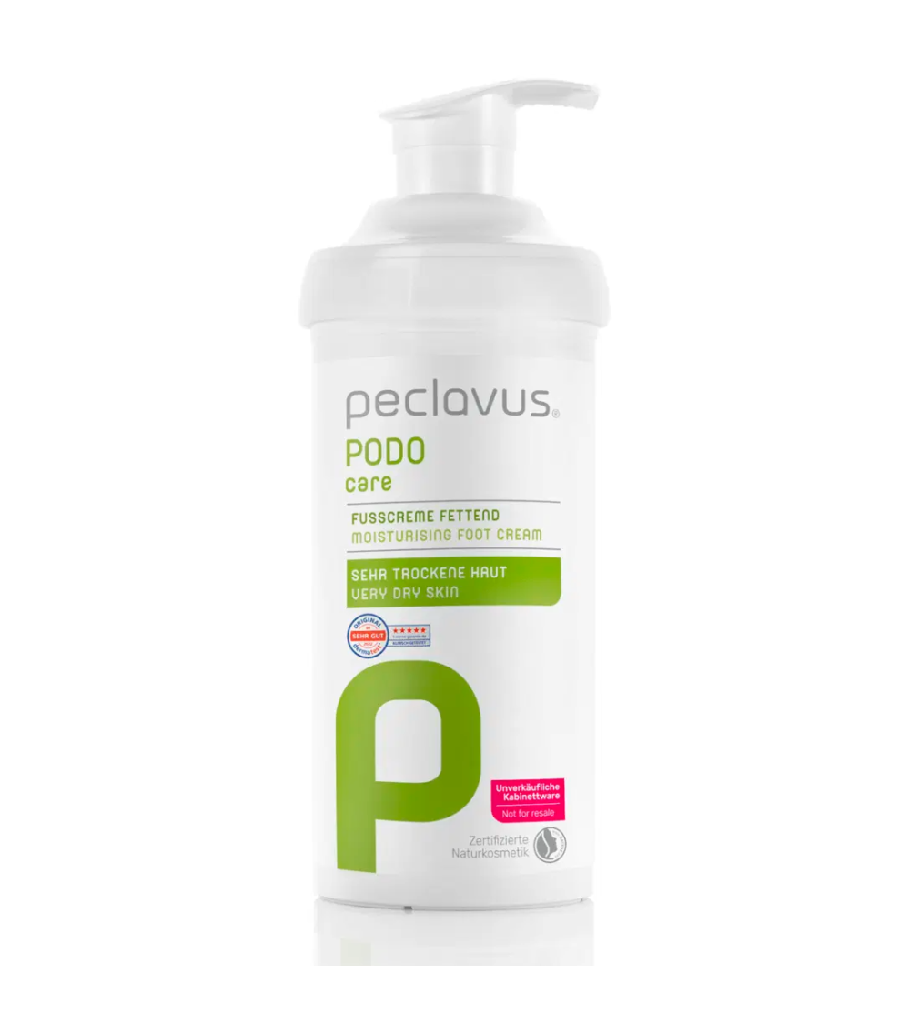 Kosteuttava jalkavoide 500ml, Fusscreme Fettend, Peclavus PODO care