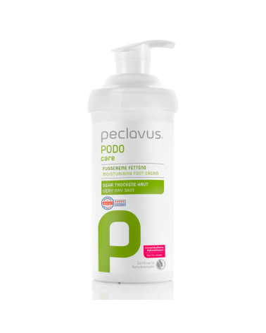 Kosteuttava jalkavoide 500ml, Fusscreme Fettend, Peclavus PODO care
