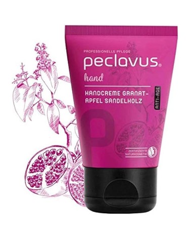 Käsivoide granaattiomena-santelipuu, Handcreme granatapfel sandelholz, Peclavus
