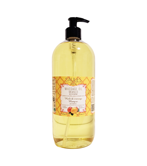 Vartaloöljy Mango,  1000ml, Saules Fabrika