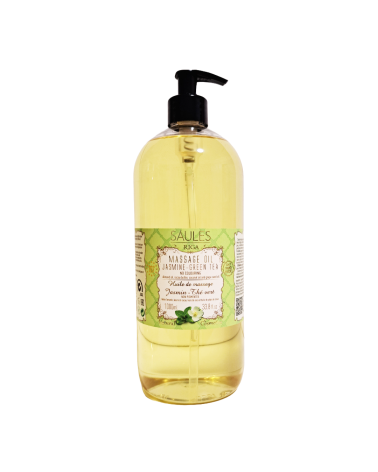 Vartaloöljy Jasmin-Green Tea,  1000ml, Saules Fabrika